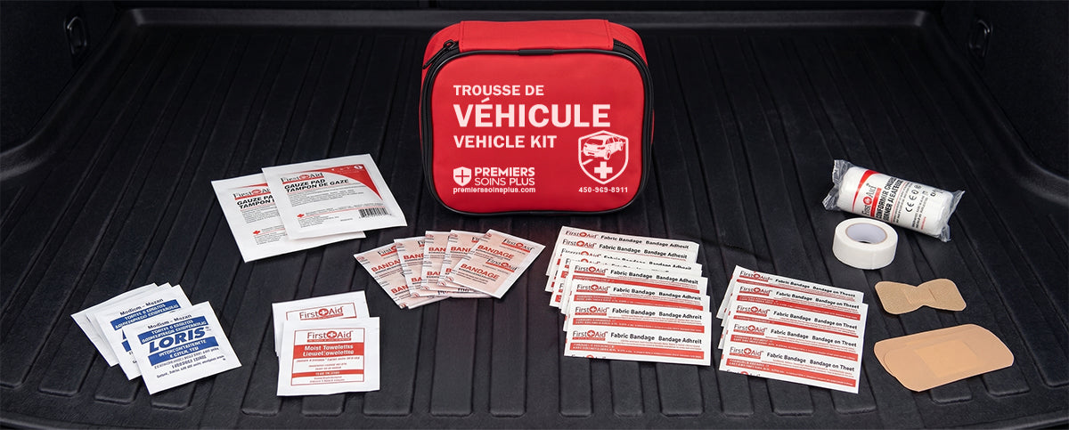 Trousse de premiers soins compacte pour blessures mineures