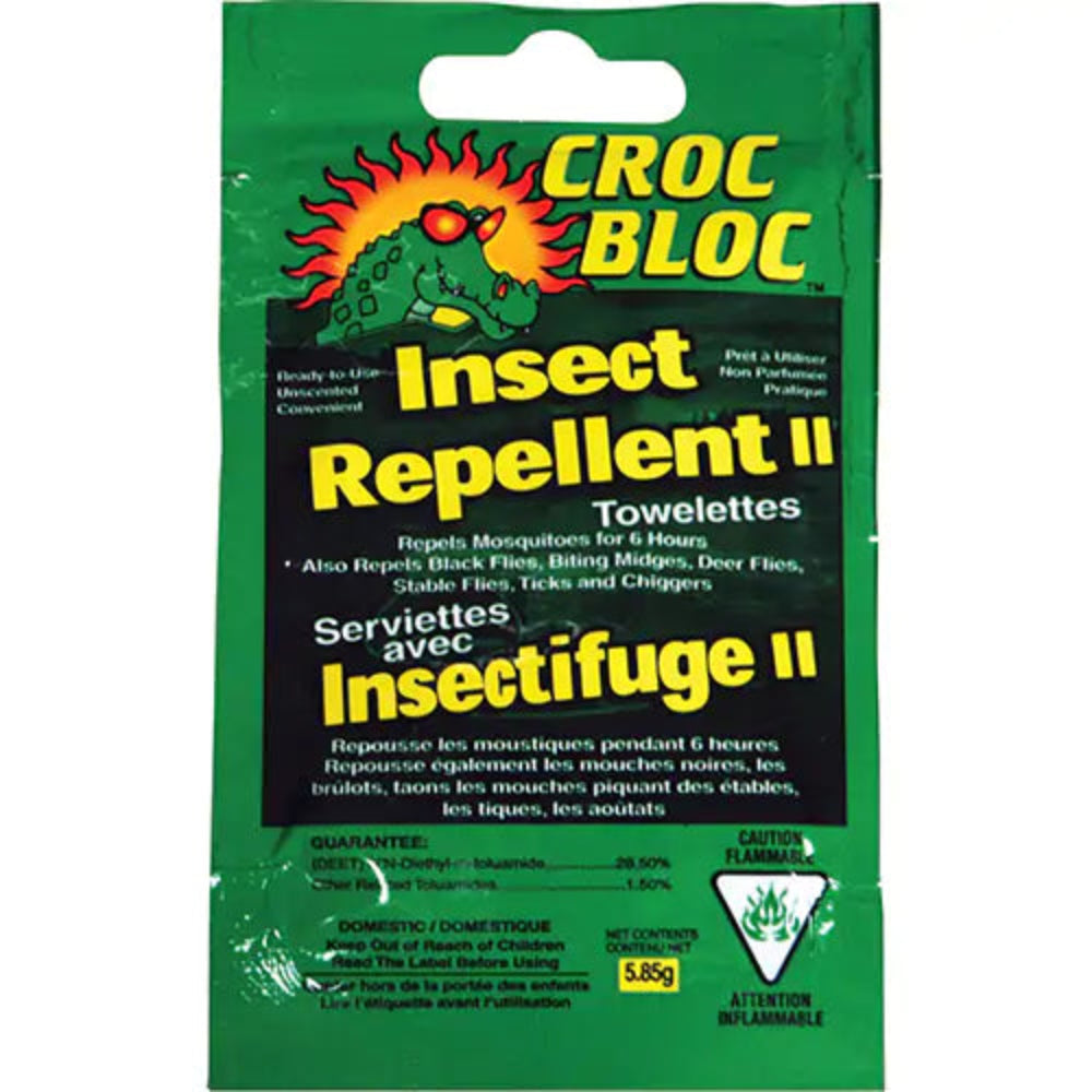 Lingette Insectifuge Croc Bloc