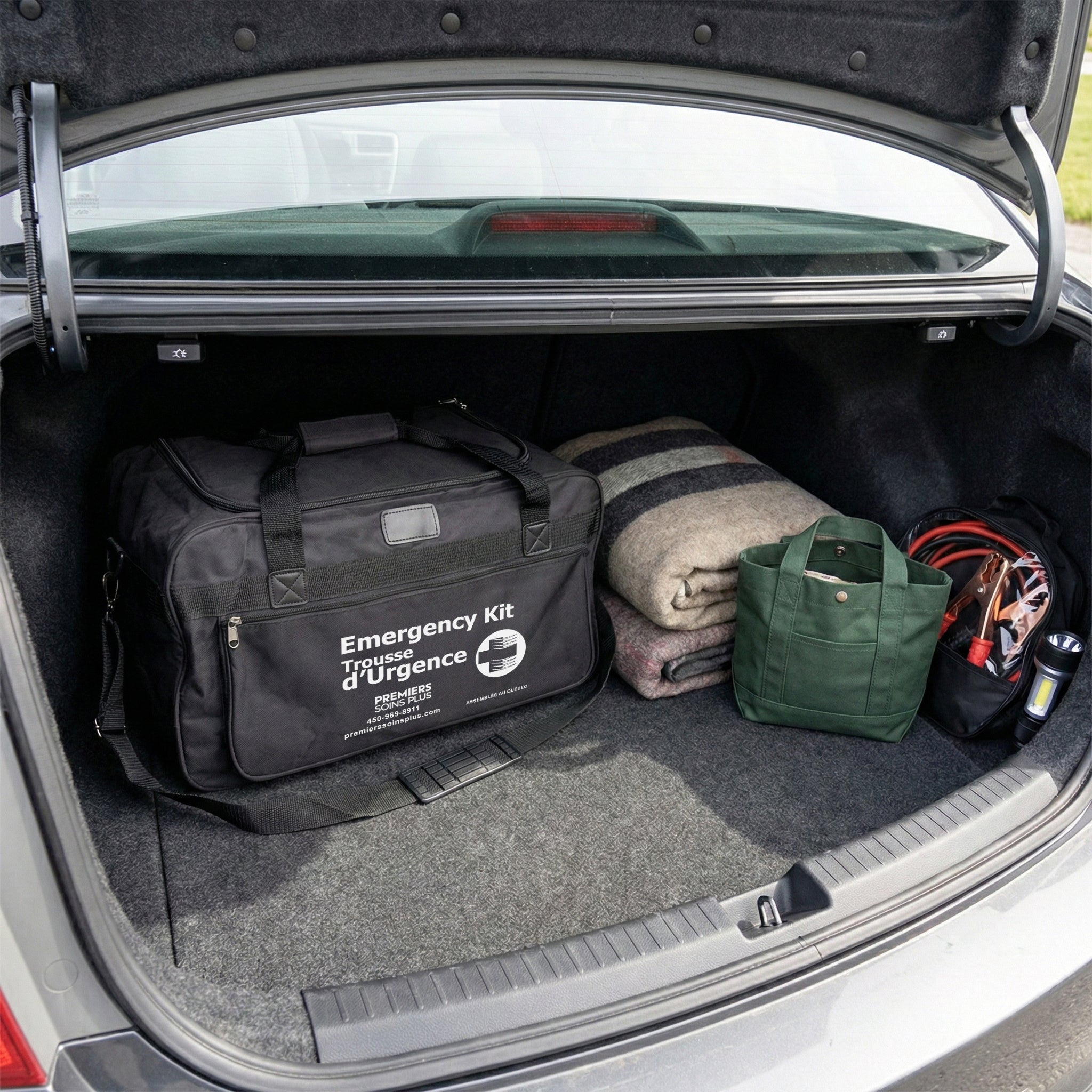 Trousse d'Urgence Deluxe pour 4 personnes avec eau