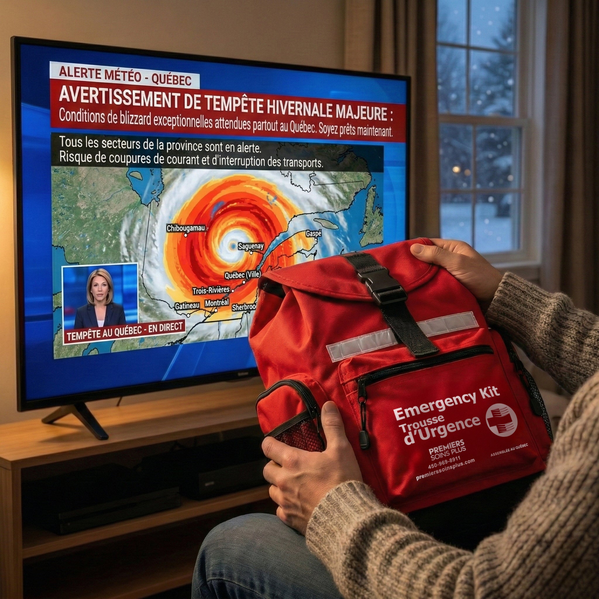 Trousse d'urgence deluxe pour 1 personne