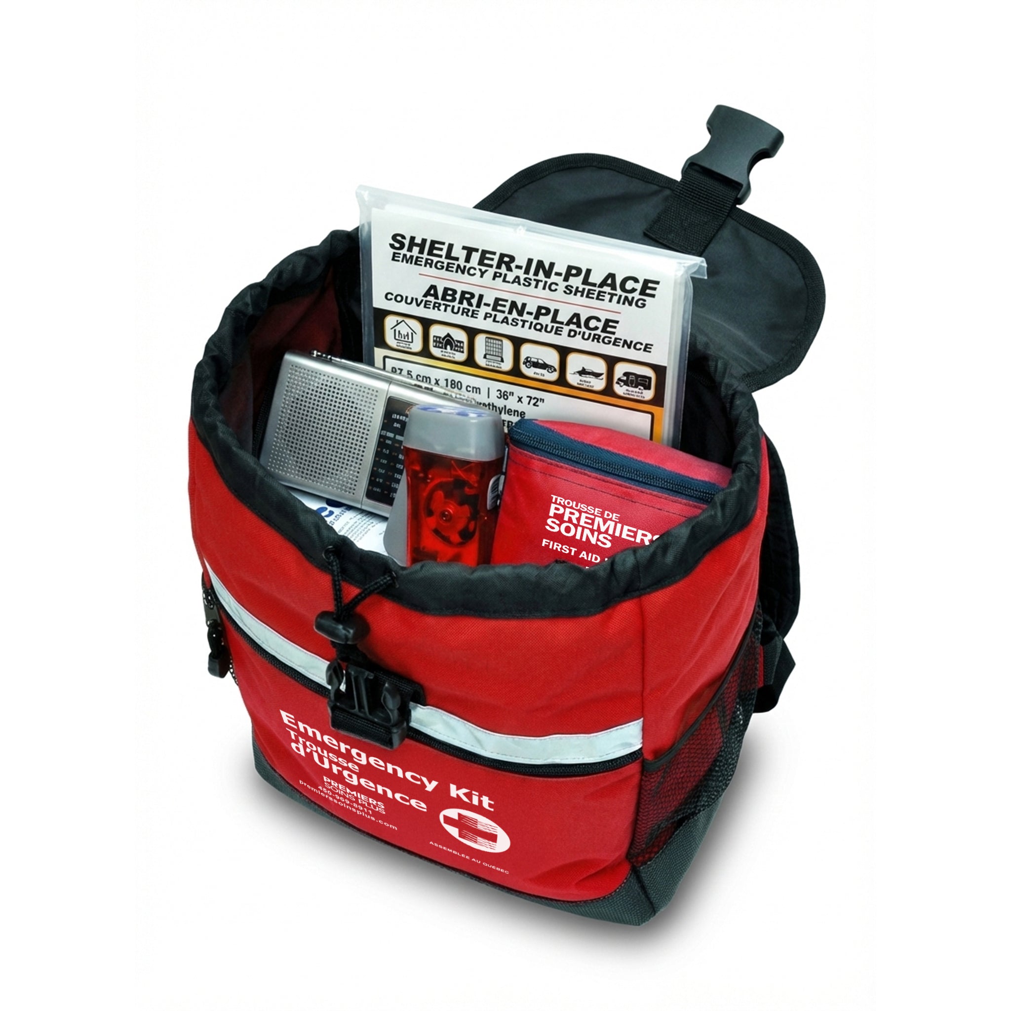 Trousse d'Urgence 72 heures - 1 personne - Sans Eau