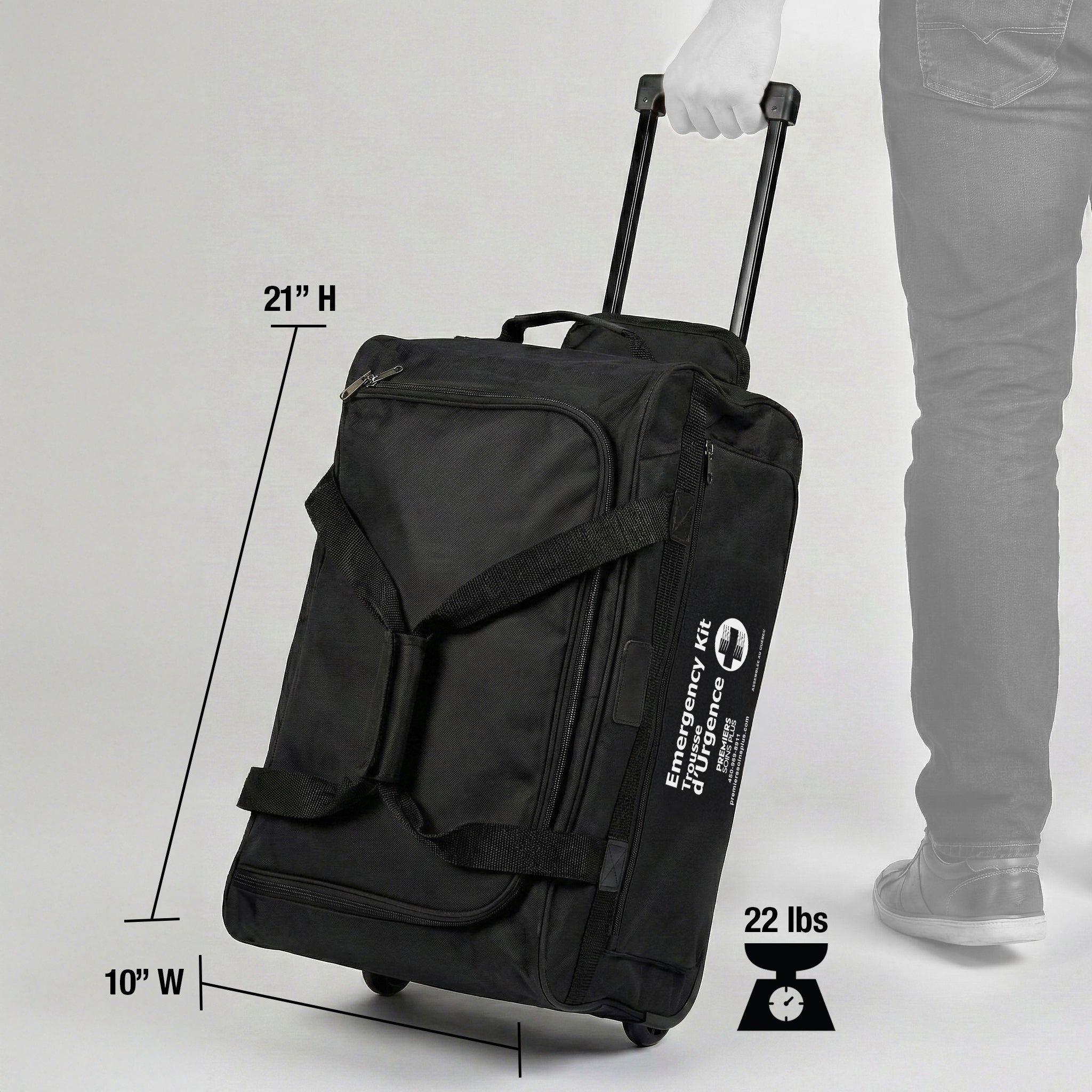 Trousse d'Urgence Deluxe pour 4 personnes avec eau