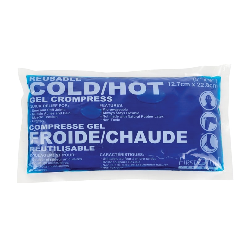 Compresse de gel froid/chaud réutilisable