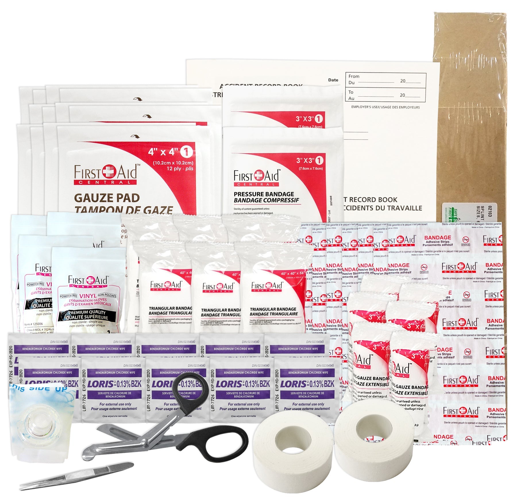 Trousse de premiers soins fédérale « Type B » et remplissage